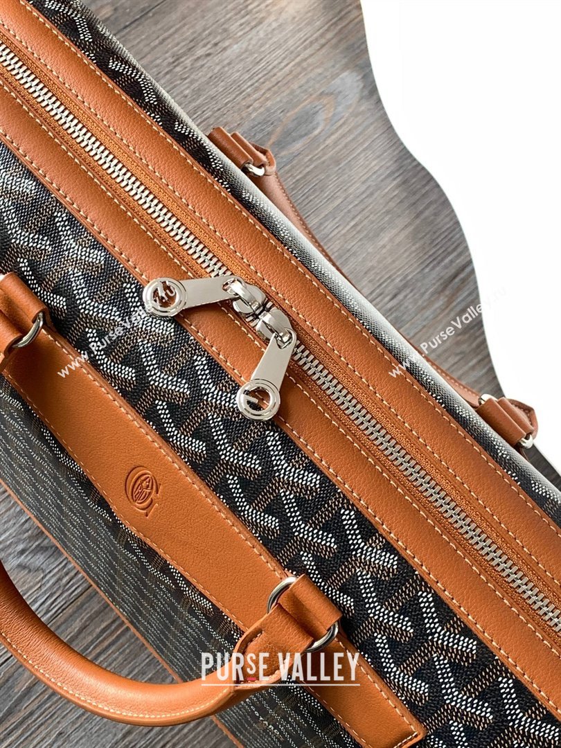 GOYARD CISALPIN document case brown 2024 (zhang-240105-02)