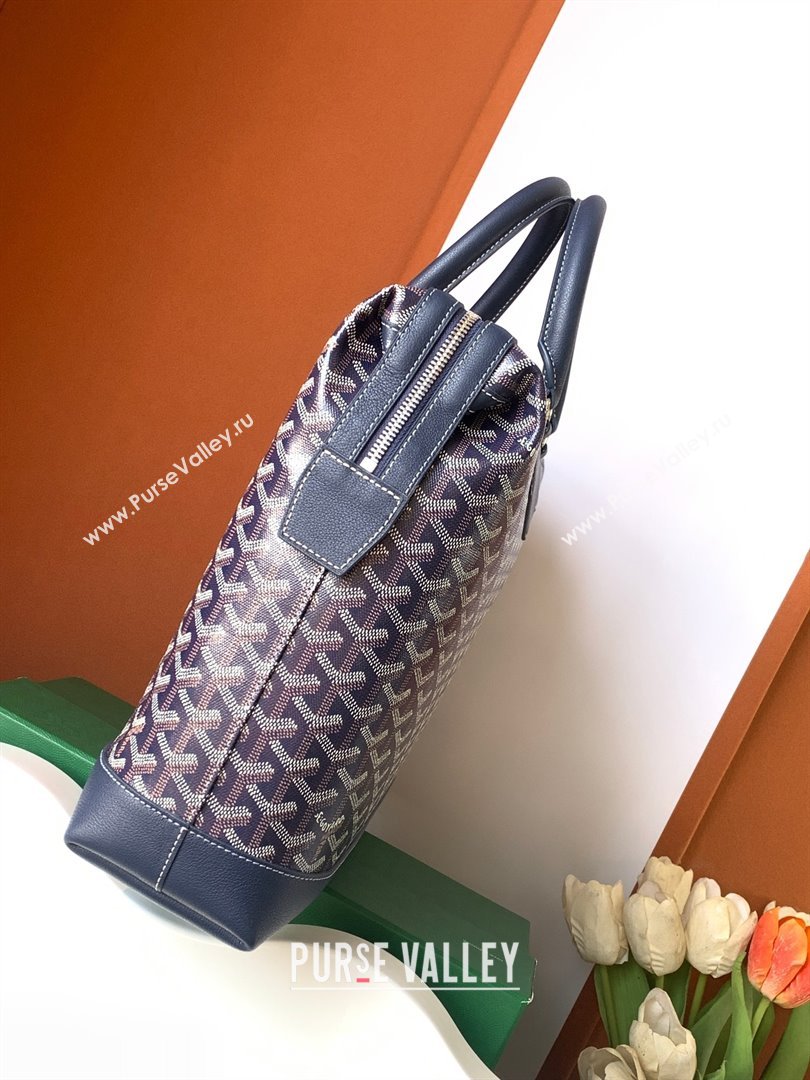 GOYARD CISALPIN document case dark blue 2024 (zhang-240105-04)