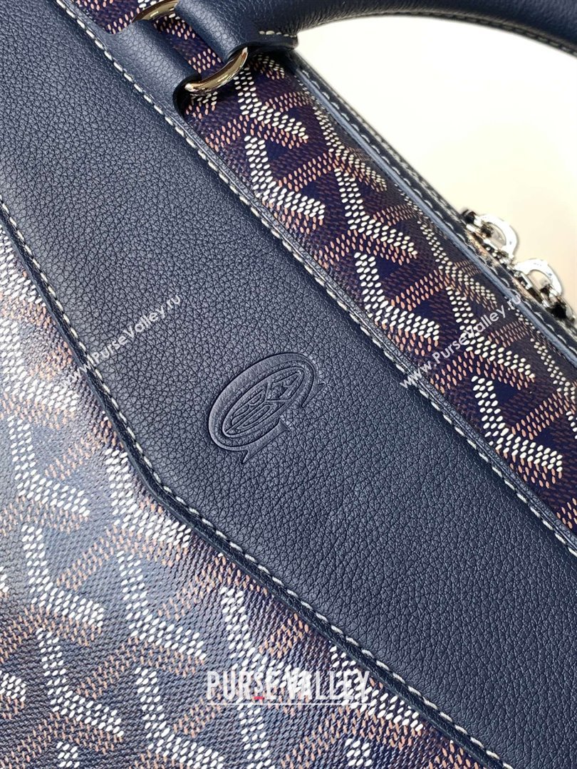 GOYARD CISALPIN document case dark blue 2024 (zhang-240105-04)