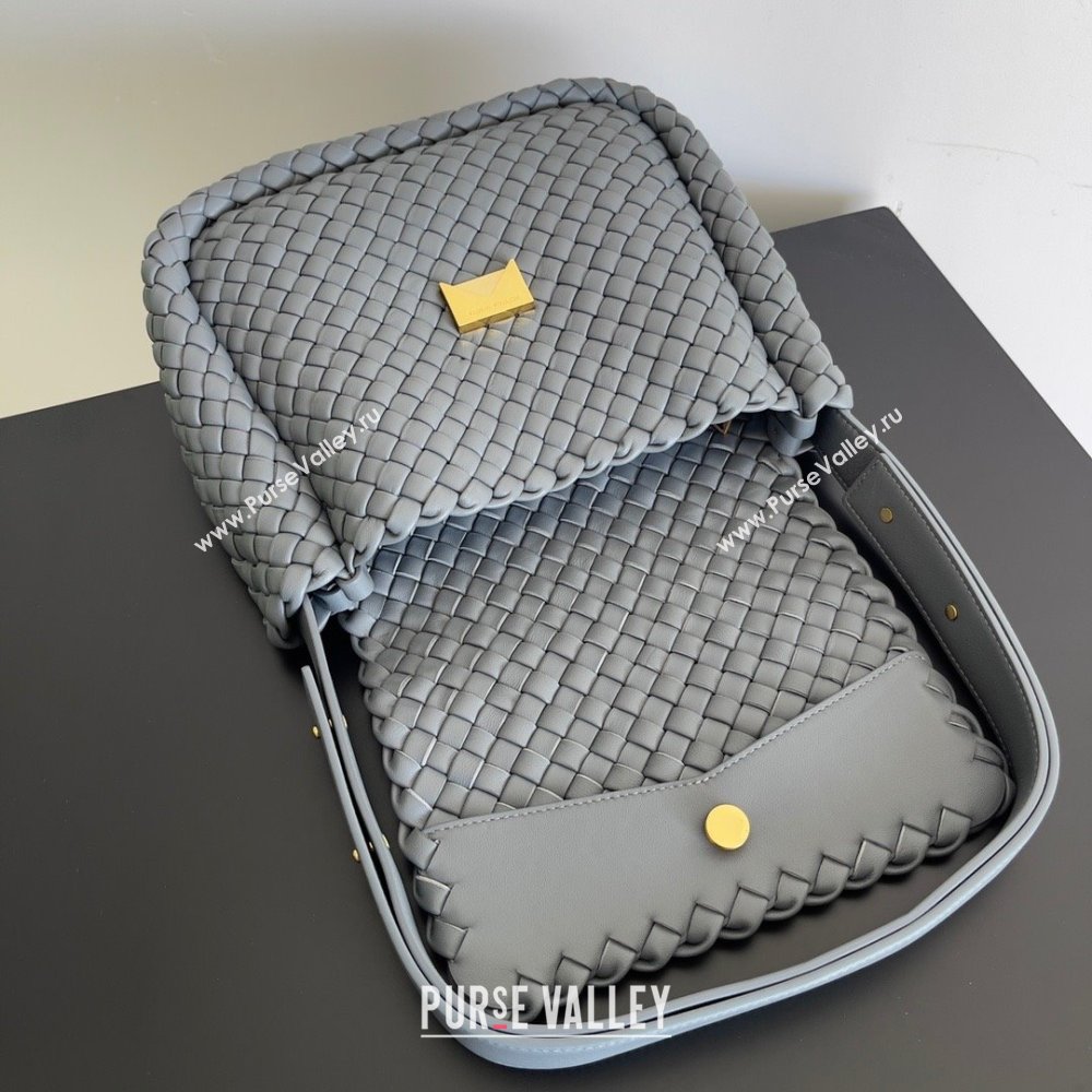 bottega veneta Small Cobble Shoulder Bag in lambskin thunder 2023 (misu-230927-30)
