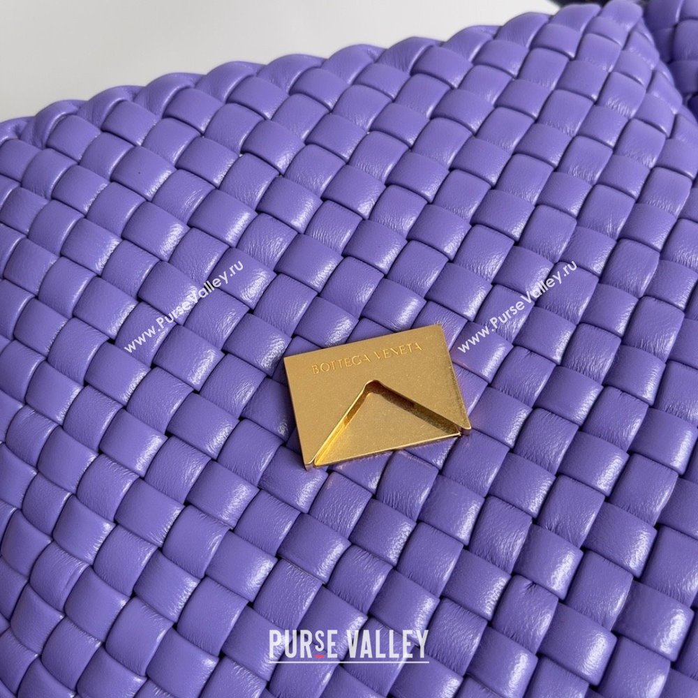 bottega veneta Small Cobble Shoulder Bag in lambskin purple 2023 (misu-230927-32)