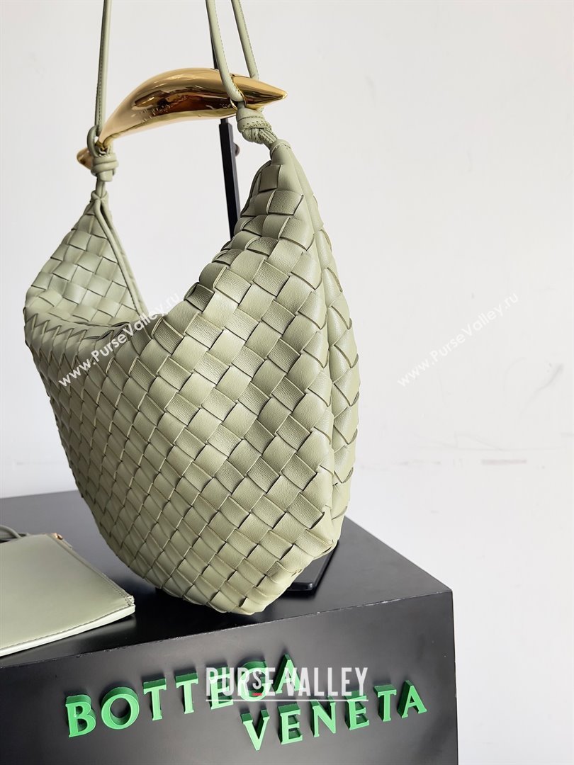 bottega veneta Medium Sardine Bag in lambskin TRAVERTINE 2023 (misu-230927-33)
