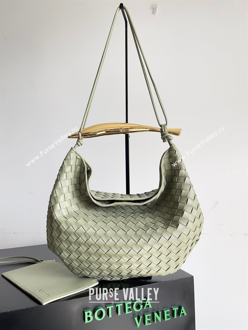bottega veneta Medium Sardine Bag in lambskin TRAVERTINE 2023 (misu-230927-33)