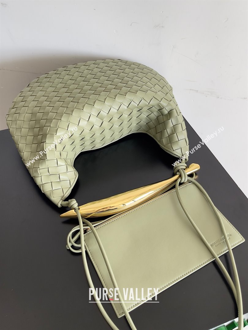 bottega veneta Medium Sardine Bag in lambskin TRAVERTINE 2023 (misu-230927-33)