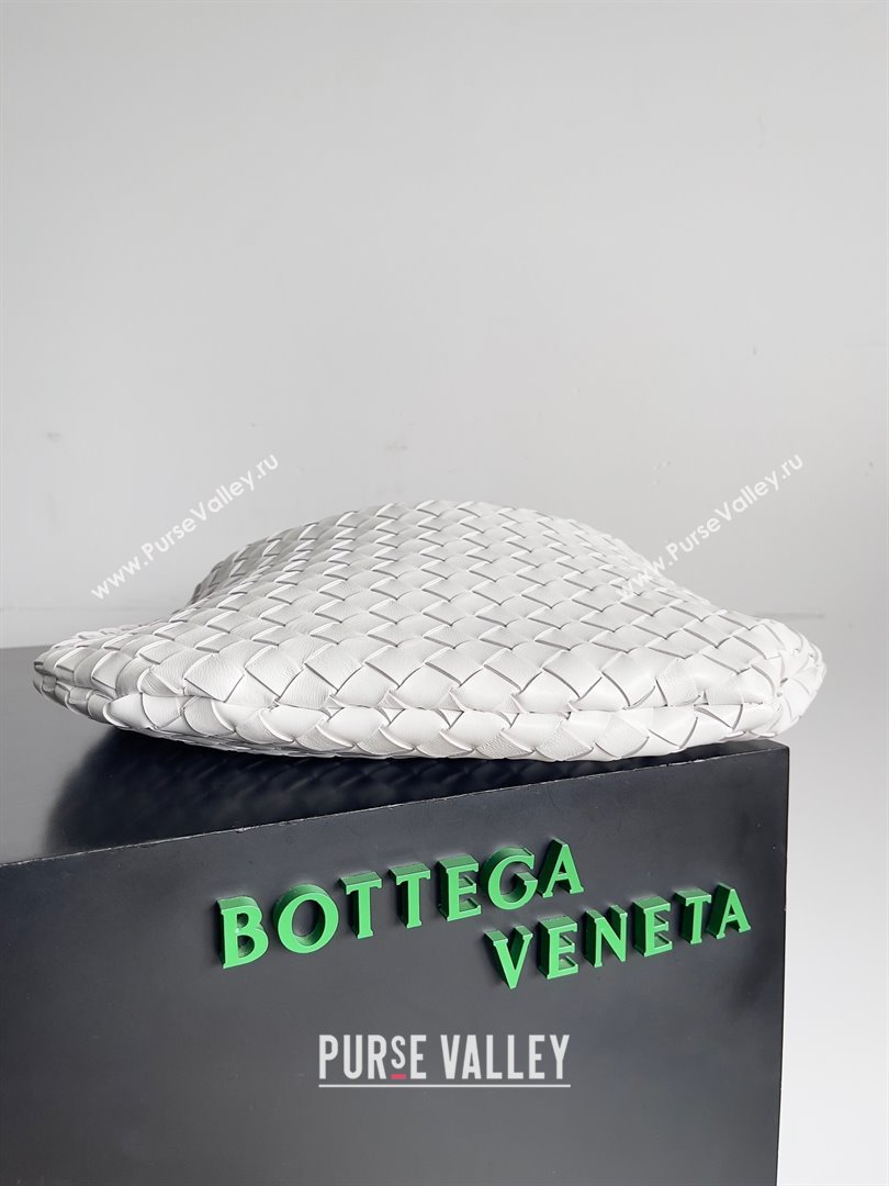 bottega veneta Medium Sardine Bag in lambskin white 2023 (misu-230927-35)