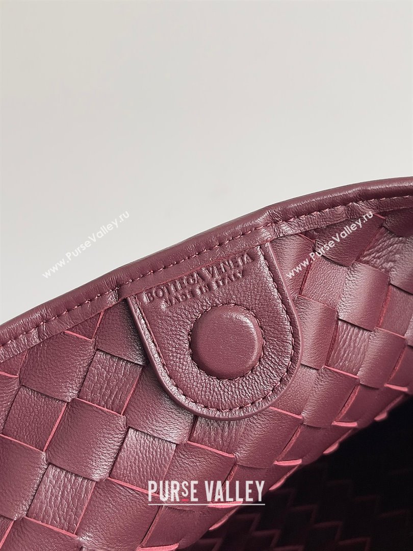 bottega veneta Medium Sardine Bag in lambskin barolo 2023 (misu-230927-36)
