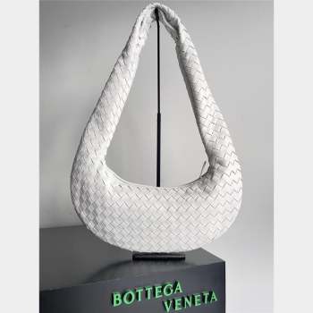 bottega veneta buddy Cross-body bag in lambskin white 2023 (misu-230927-40)
