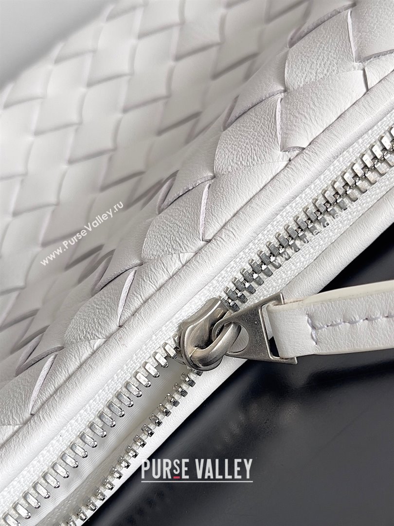 bottega veneta buddy Cross-body bag in lambskin white 2023 (misu-230927-40)