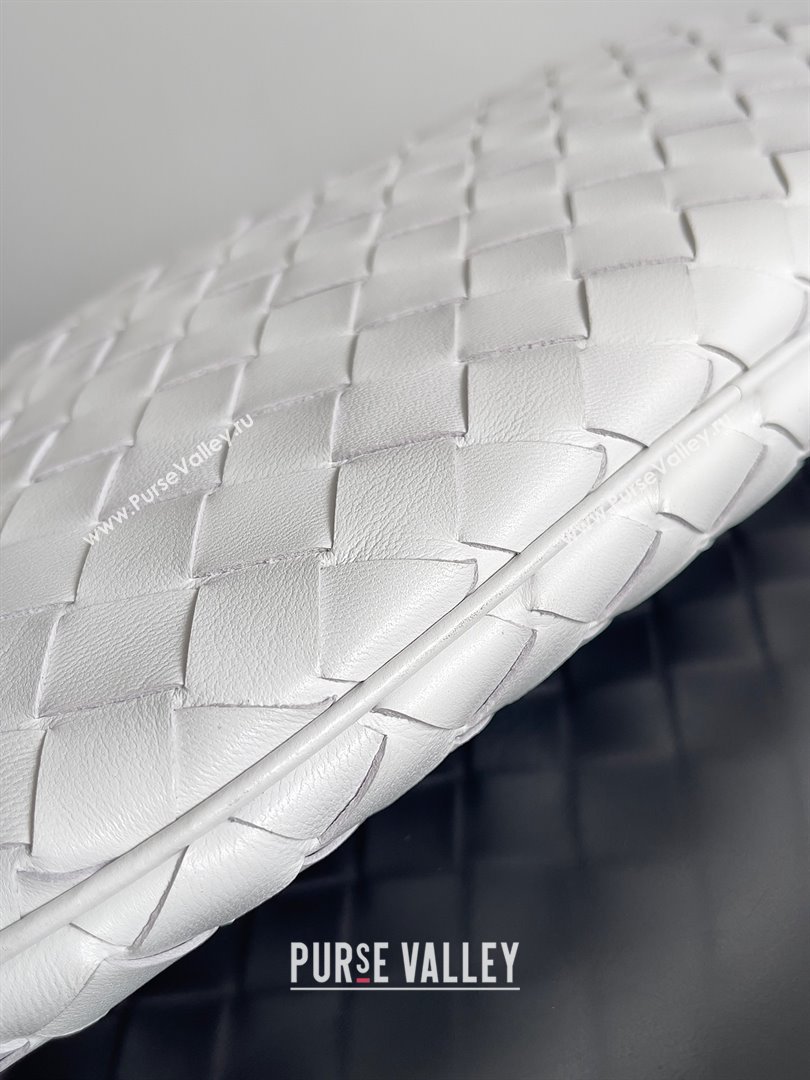 bottega veneta buddy Cross-body bag in lambskin white 2023 (misu-230927-40)