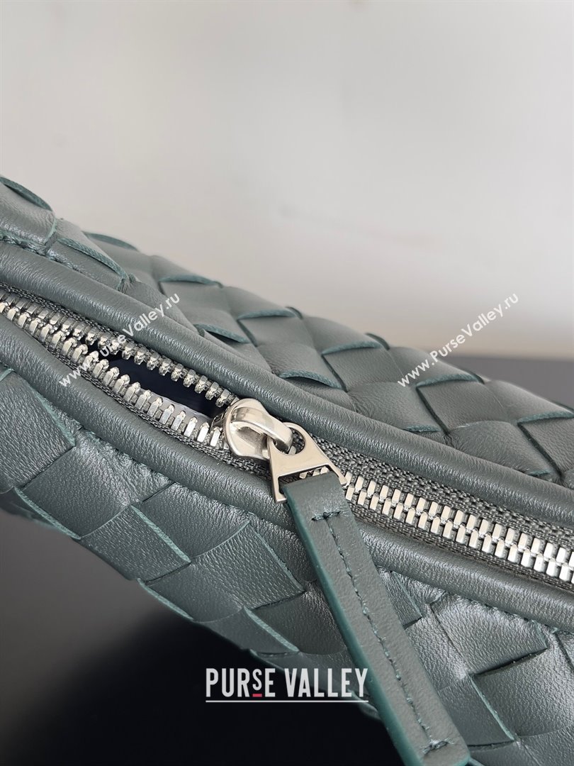 bottega veneta buddy Cross-body bag in lambskin DARK GREEN 2023 (misu-230927-41)