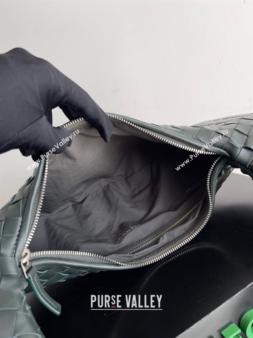 bottega veneta buddy Cross-body bag in lambskin DARK GREEN 2023 (misu-230927-41)