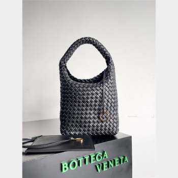 bottega veneta Small Cabat Bucket in lambskin black 2023 (misu-230927-21)
