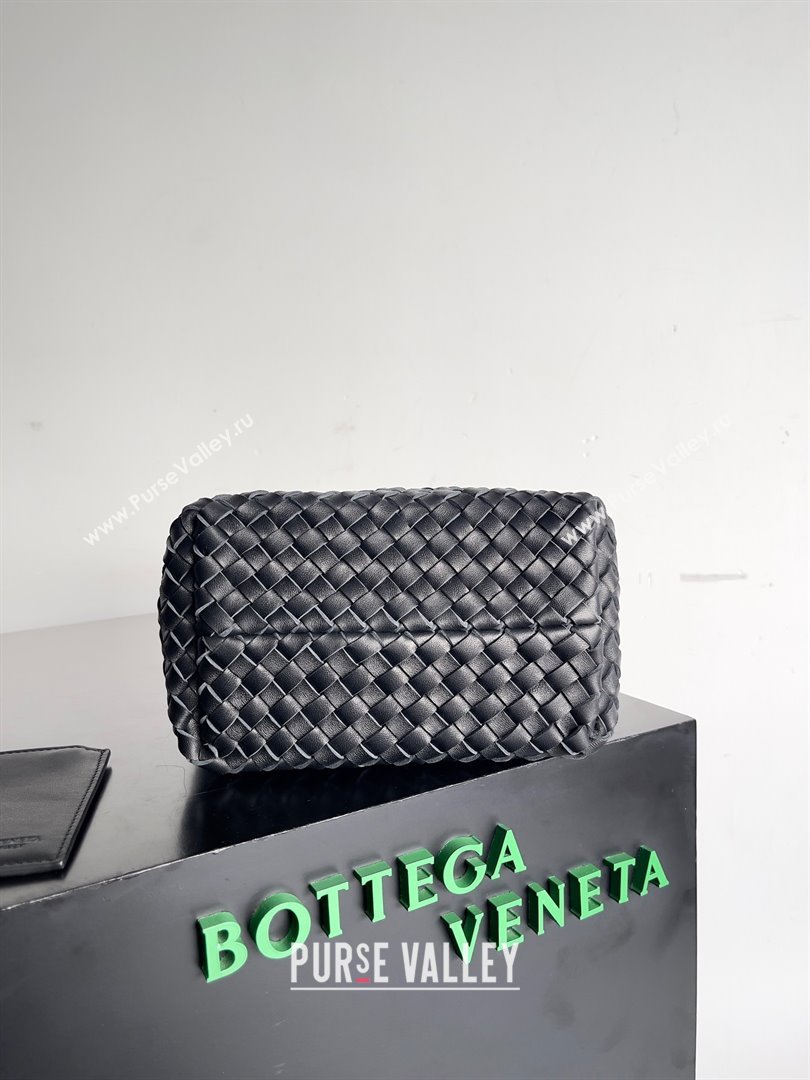 bottega veneta Small Cabat Bucket in lambskin black 2023 (misu-230927-21)