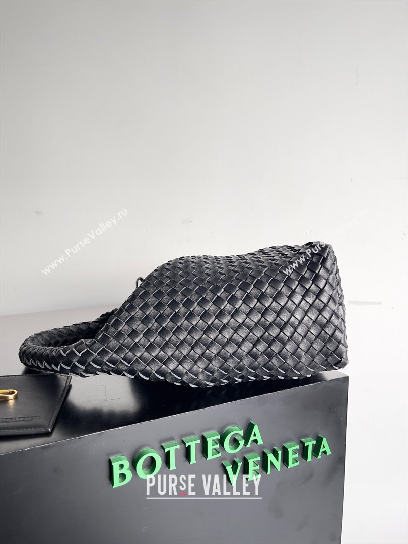 bottega veneta Small Cabat Bucket in lambskin black 2023 (misu-230927-21)