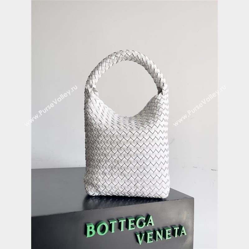 bottega veneta Small Cabat Bucket in lambskin white 2023 (misu-230927-22)