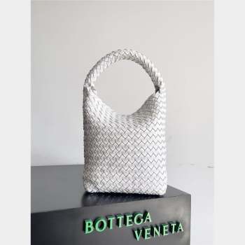 bottega veneta Small Cabat Bucket in lambskin white 2023 (misu-230927-22)