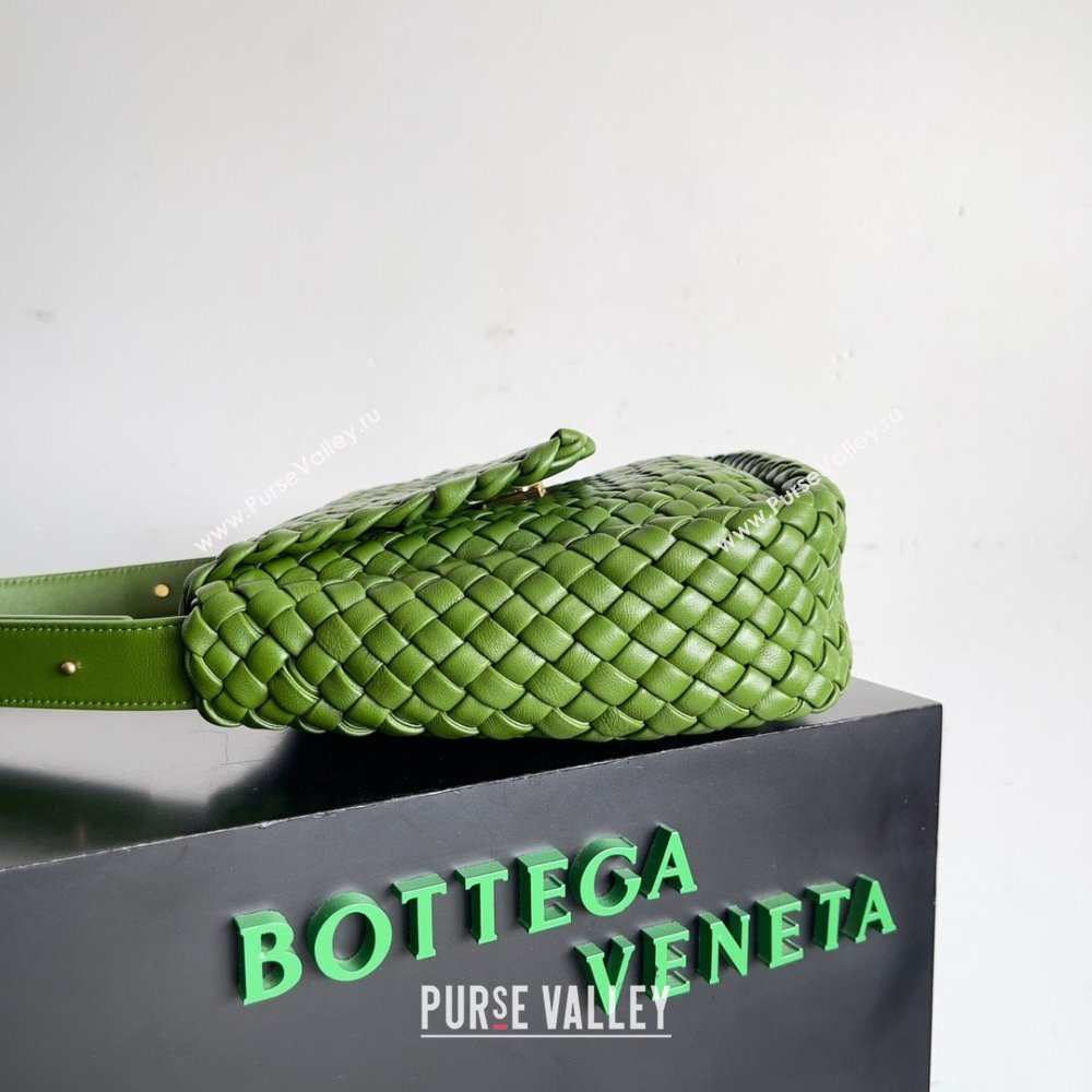 bottega veneta Small Cobble Shoulder Bag in lambskin AVOCADO 2023 (misu-230927-25)