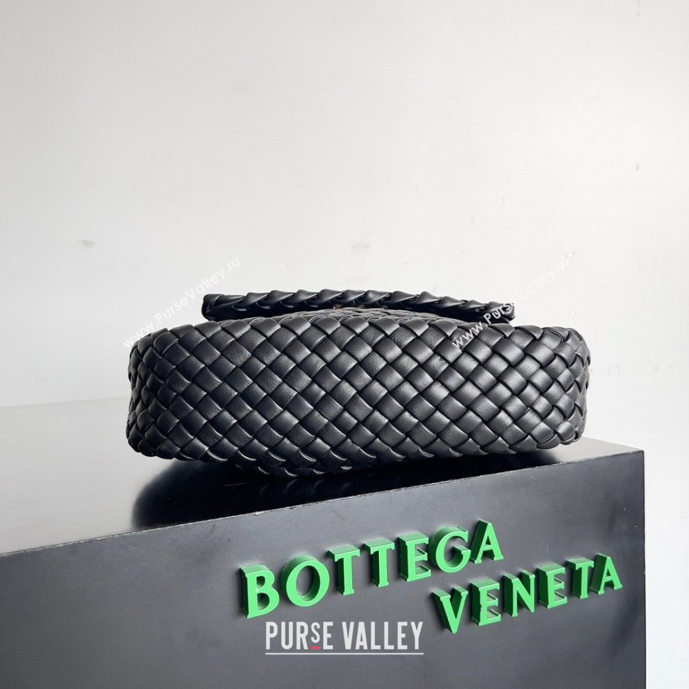 bottega veneta Small Cobble Shoulder Bag in lambskin black 2023 (misu-230927-26)