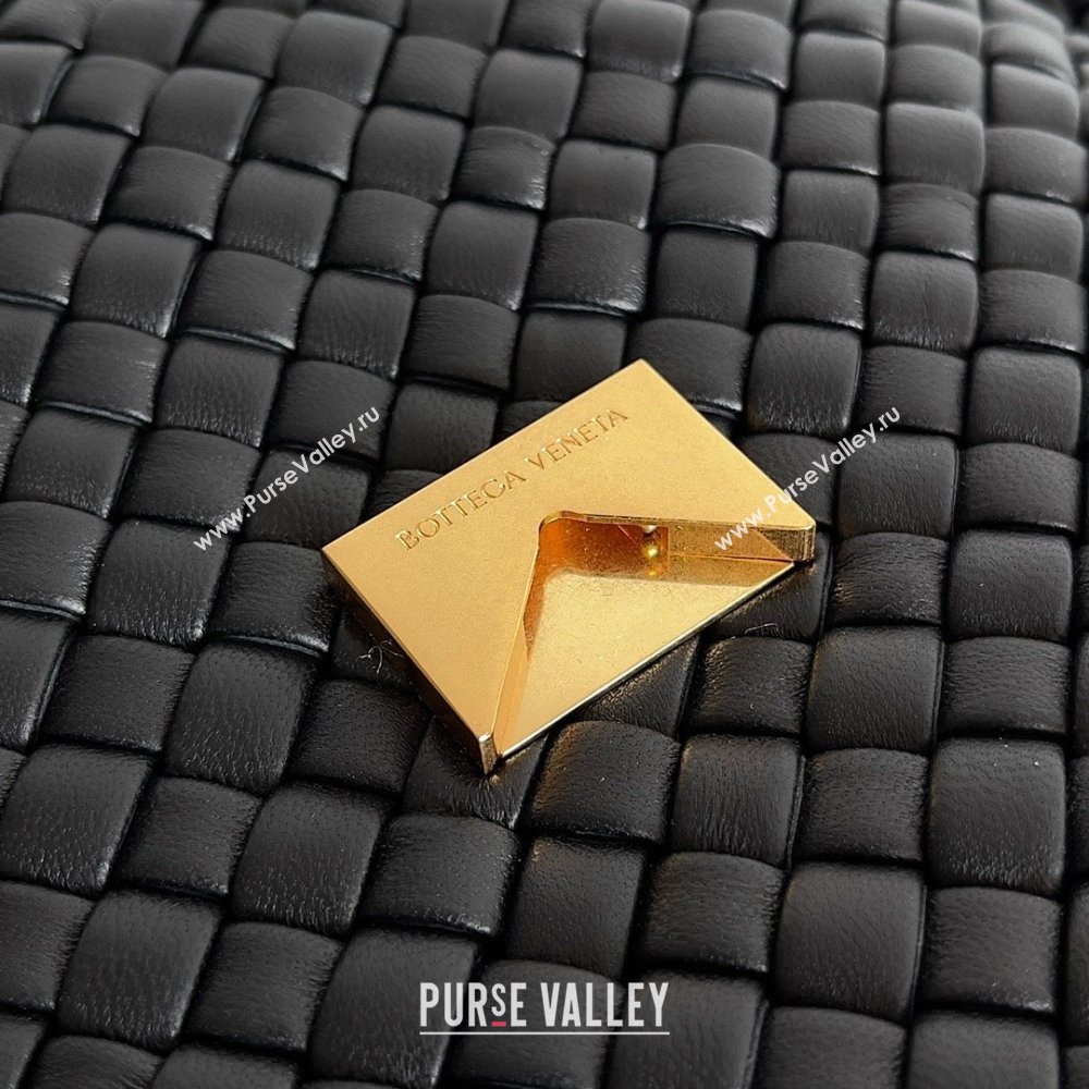 bottega veneta Small Cobble Shoulder Bag in lambskin black 2023 (misu-230927-26)