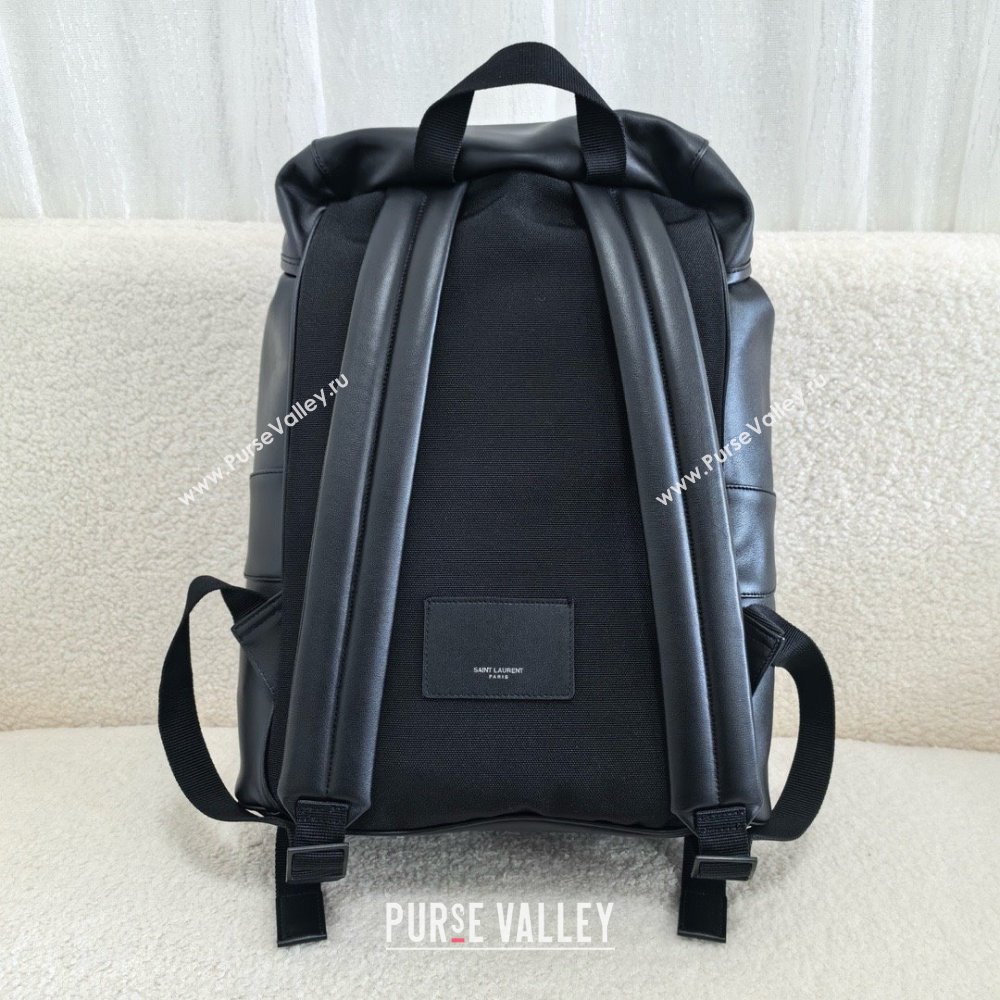 saint laurent backpack in sheepskin 2024(original quality) (bige-240408-02)