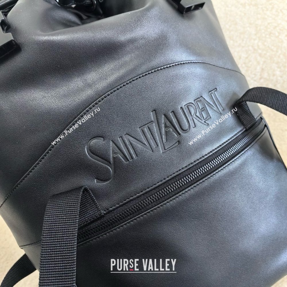 saint laurent backpack in sheepskin 2024(original quality) (bige-240408-02)