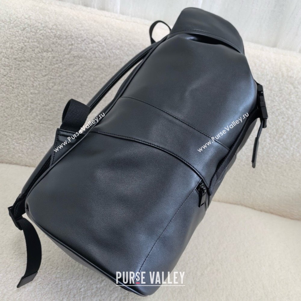 saint laurent backpack in sheepskin 2024(original quality) (bige-240408-02)