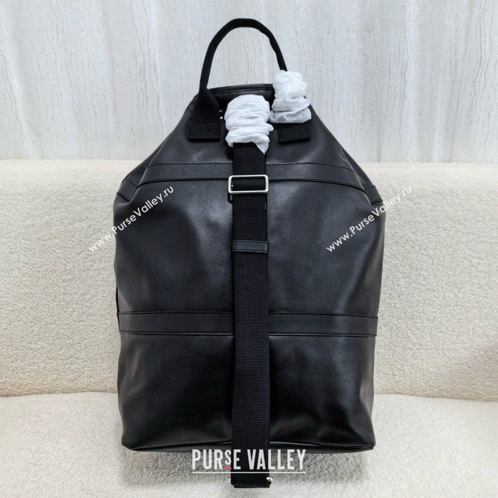 saint laurent rive gauche sling bag in calfskin black 2024(original quality) (bige-240408-03)