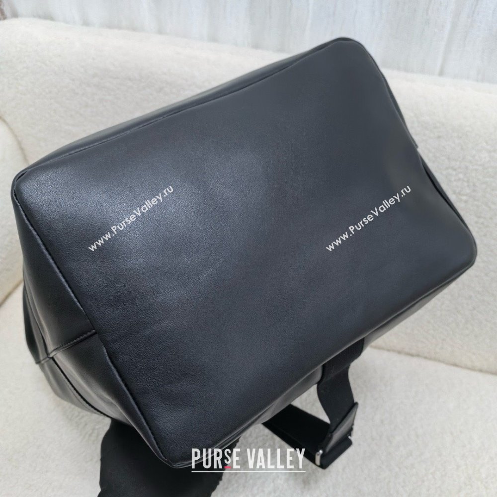 saint laurent rive gauche sling bag in calfskin black 2024(original quality) (bige-240408-03)