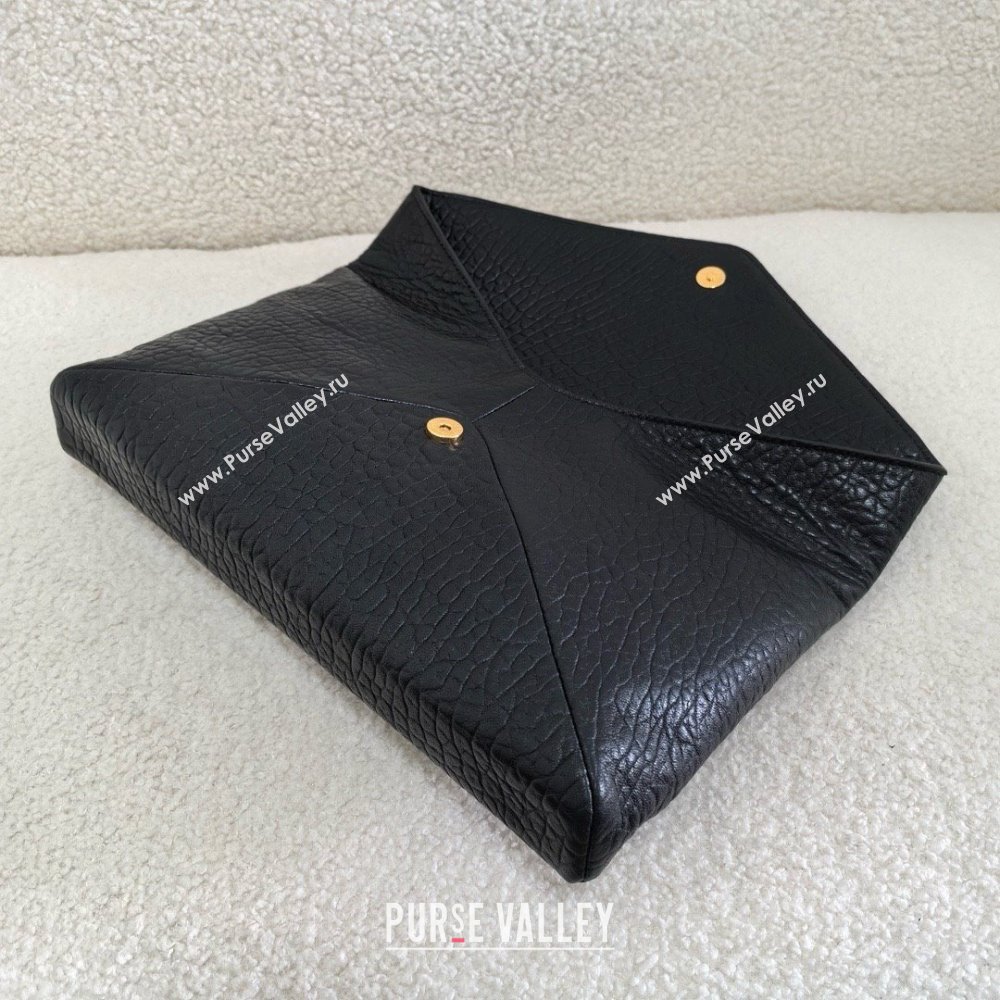 saint laurent cassandre large envelope pouch in lambskin 2024(original quality) (bige-240408-05)