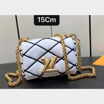 Louis Vuitton Lamb leather Pico GO-14 Bag M23762 Black/White 2023 (weijian-23101912)