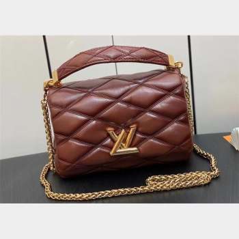 Louis Vuitton Lamb leather GO-14 MM Bag M23601 Tan 2023 (weijian-23101916)
