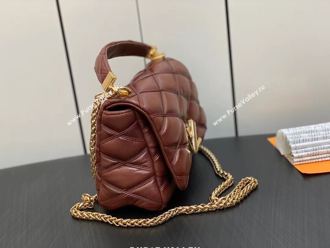 Louis Vuitton Lamb leather GO-14 MM Bag M23601 Tan 2023 (weijian-23101916)