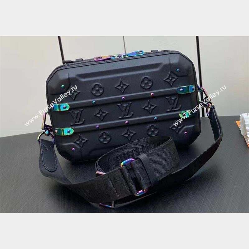 Louis Vuitton Calf leather Future Trunk Bag M21935 Black 2023 (weijian-23101924)