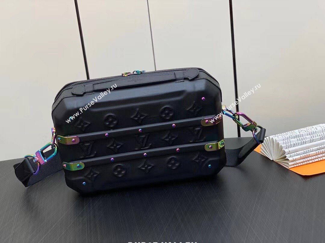 Louis Vuitton Calf leather Future Trunk Bag M21935 Black 2023 (weijian-23101924)