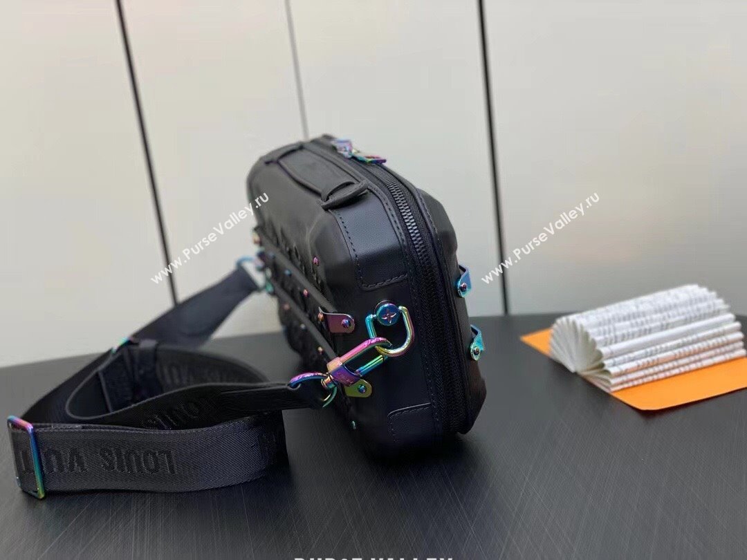 Louis Vuitton Calf leather Future Trunk Bag M21935 Black 2023 (weijian-23101924)