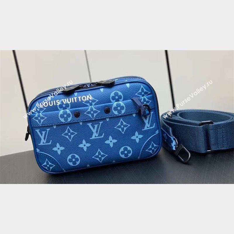 Louis Vuitton Monogram Canvas Nano Alpha Bag M82801 Atlantic Blue 2023 (weijian-23101927)