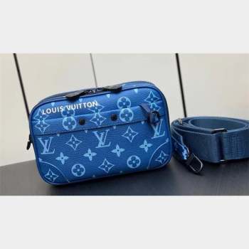 Louis Vuitton Monogram Canvas Nano Alpha Bag M82801 Atlantic Blue 2023 (weijian-23101927)