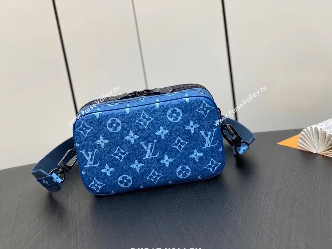 Louis Vuitton Monogram Canvas Nano Alpha Bag M82801 Atlantic Blue 2023 (weijian-23101927)