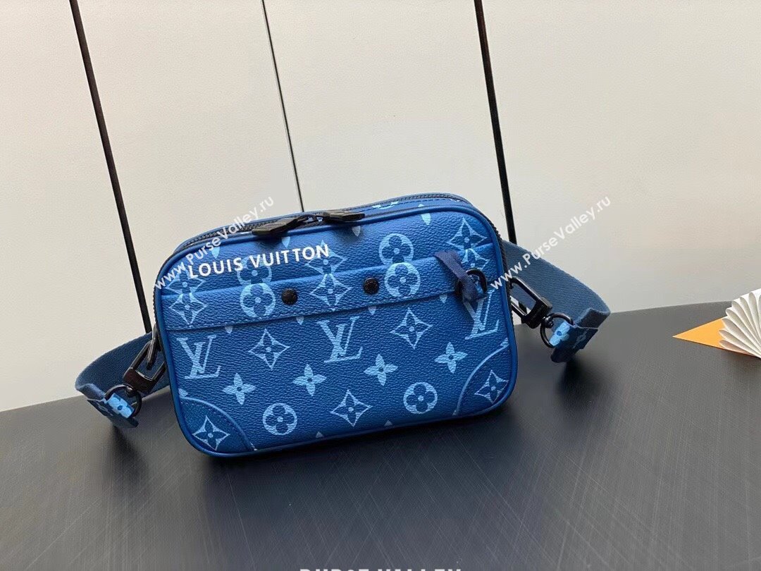 Louis Vuitton Monogram Canvas Nano Alpha Bag M82801 Atlantic Blue 2023 (weijian-23101927)
