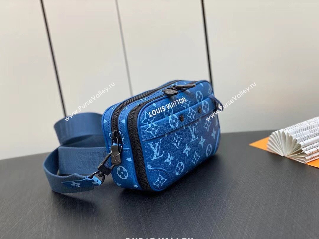 Louis Vuitton Monogram Canvas Nano Alpha Bag M82801 Atlantic Blue 2023 (weijian-23101927)