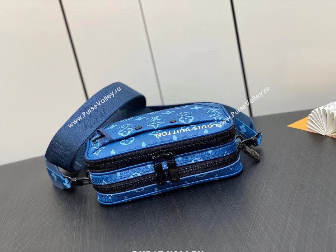 Louis Vuitton Monogram Canvas Nano Alpha Bag M82801 Atlantic Blue 2023 (weijian-23101927)