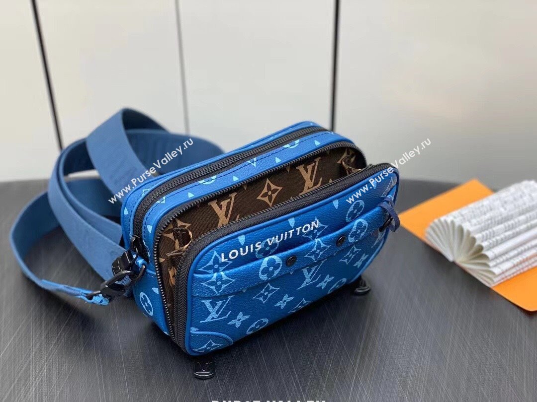 Louis Vuitton Monogram Canvas Nano Alpha Bag M82801 Atlantic Blue 2023 (weijian-23101927)