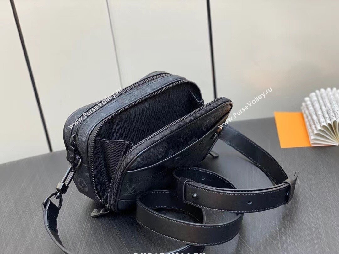 Louis Vuitton Monogram Eclipse Canvas Nano Alpha Bag M82542 2023 (weijian-23101930)