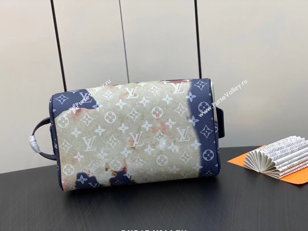 Louis Vuitton Monogram Canvas Dopp Kit Toilet Pouch Bag M46696 Blue 2023 (weijian-23101925)