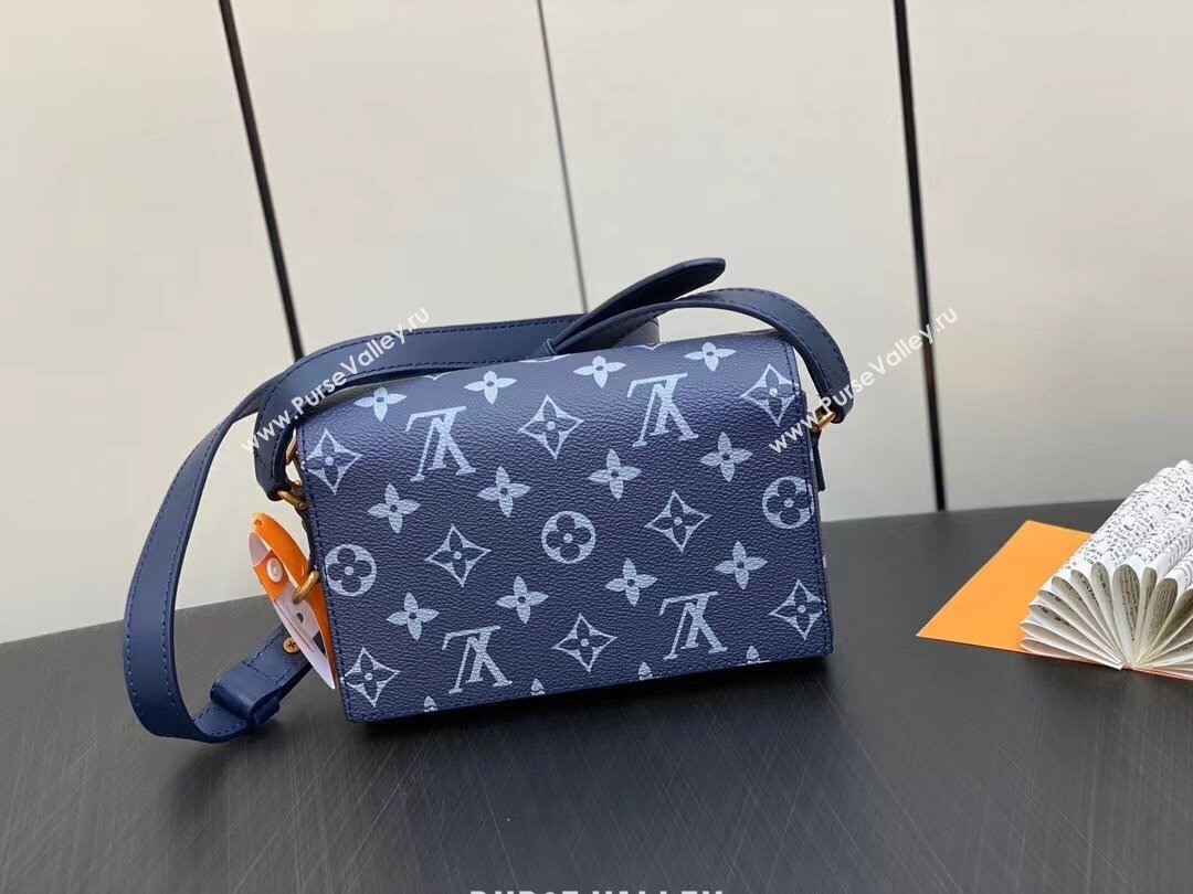 Louis Vuitton Monogram Canvas Steamer Messenger Bag M82900 Blue 2023 (weijian-23101926)