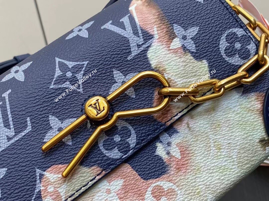 Louis Vuitton Monogram Canvas Steamer Messenger Bag M82900 Blue 2023 (weijian-23101926)