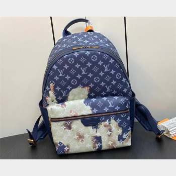 Louis Vuitton Monogram Canvas Discovery Backpack Bag M23905 Blue 2023 (weijian-23101830)