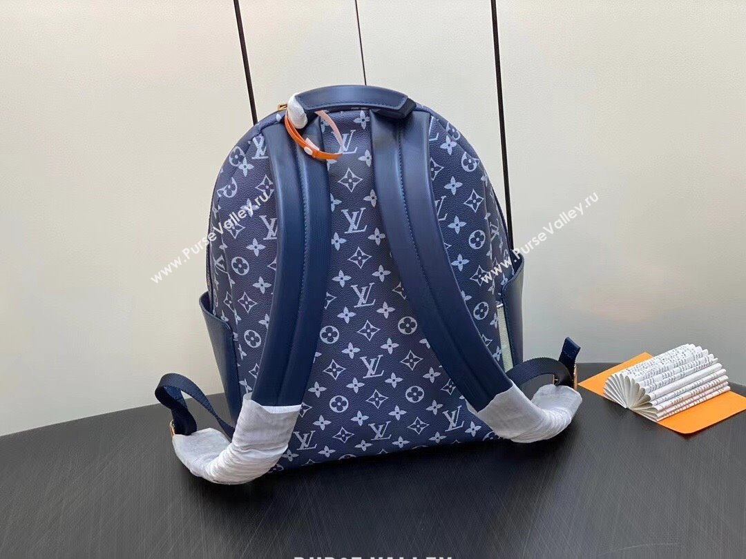 Louis Vuitton Monogram Canvas Discovery Backpack Bag M23905 Blue 2023 (weijian-23101830)