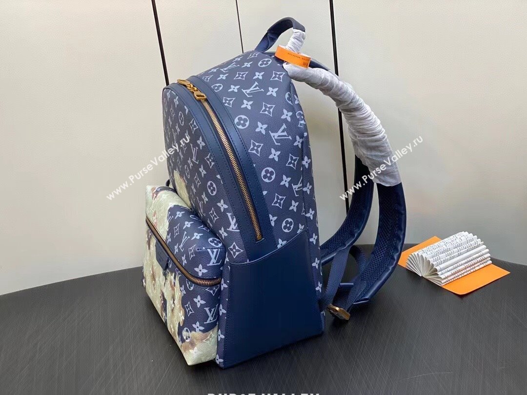 Louis Vuitton Monogram Canvas Discovery Backpack Bag M23905 Blue 2023 (weijian-23101830)