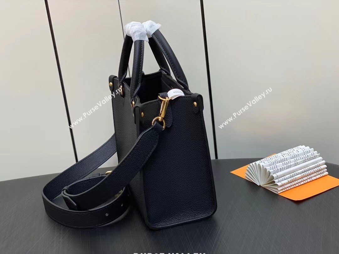 Louis Vuitton Grained calf leather Lock & Go Bag M22311 Black 2023 (weijian-23101935)